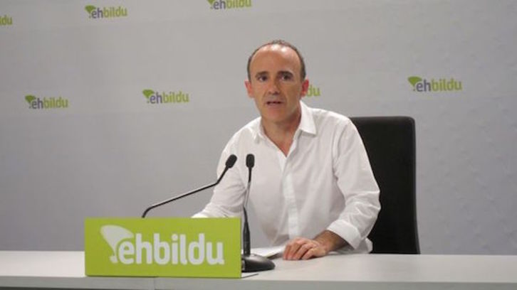 Josu Juaristi, cabeza de lista de EH Bildu a las elecciones europeas