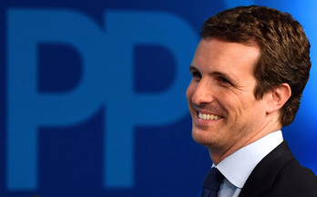 Pablo Casado, presidente del PP. (Gabriel BOUYS/AFP)