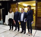 Los candidatos del PSE en Bilbo, Donostia y Gasteiz abogan por pactos y hacen guiños al PNV