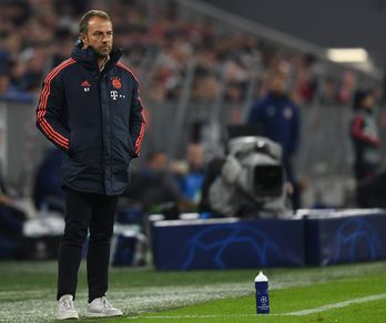 Hansi Flick, entrenador interino del Bayern. (Christof STACHE/AFP)