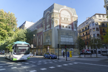 El edificio del Bellas Artes, en una imagen reciente. (Gorka RUBIO / FOKU)
