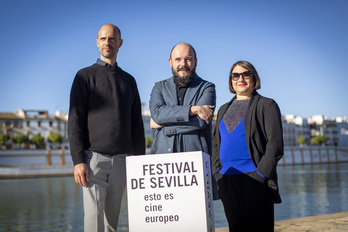 La directora y productora bilbaina Leire Apellaniz ha presentado sus últimos trabajos en el Festival de Sevilla. (Lolo VASCO)