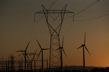 La electricidad ha sido una de las fuentes que menos han descendido desde 2012 en Nafarroa, un 0,7%.