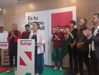 Alba García, la candidata a lehendakari de Sumar, no entrará en el Parlamento.