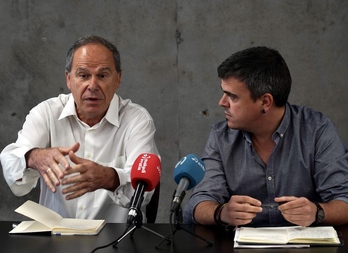 Agustín Azpuru e Iñigo Hernando, alcaldes de Usansolo y Galdakao, han informado del proceso.
